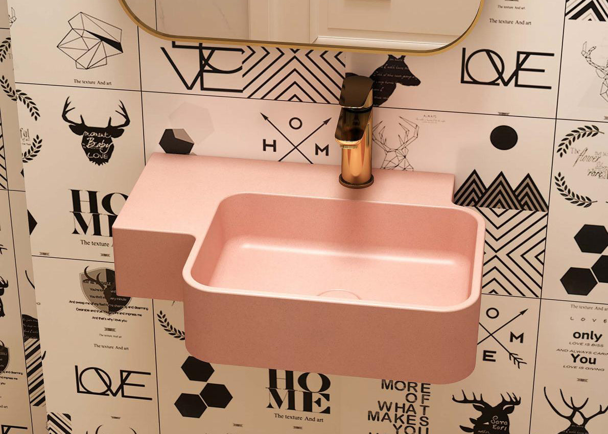 Why choose a concrete wall-mounted washbasin?