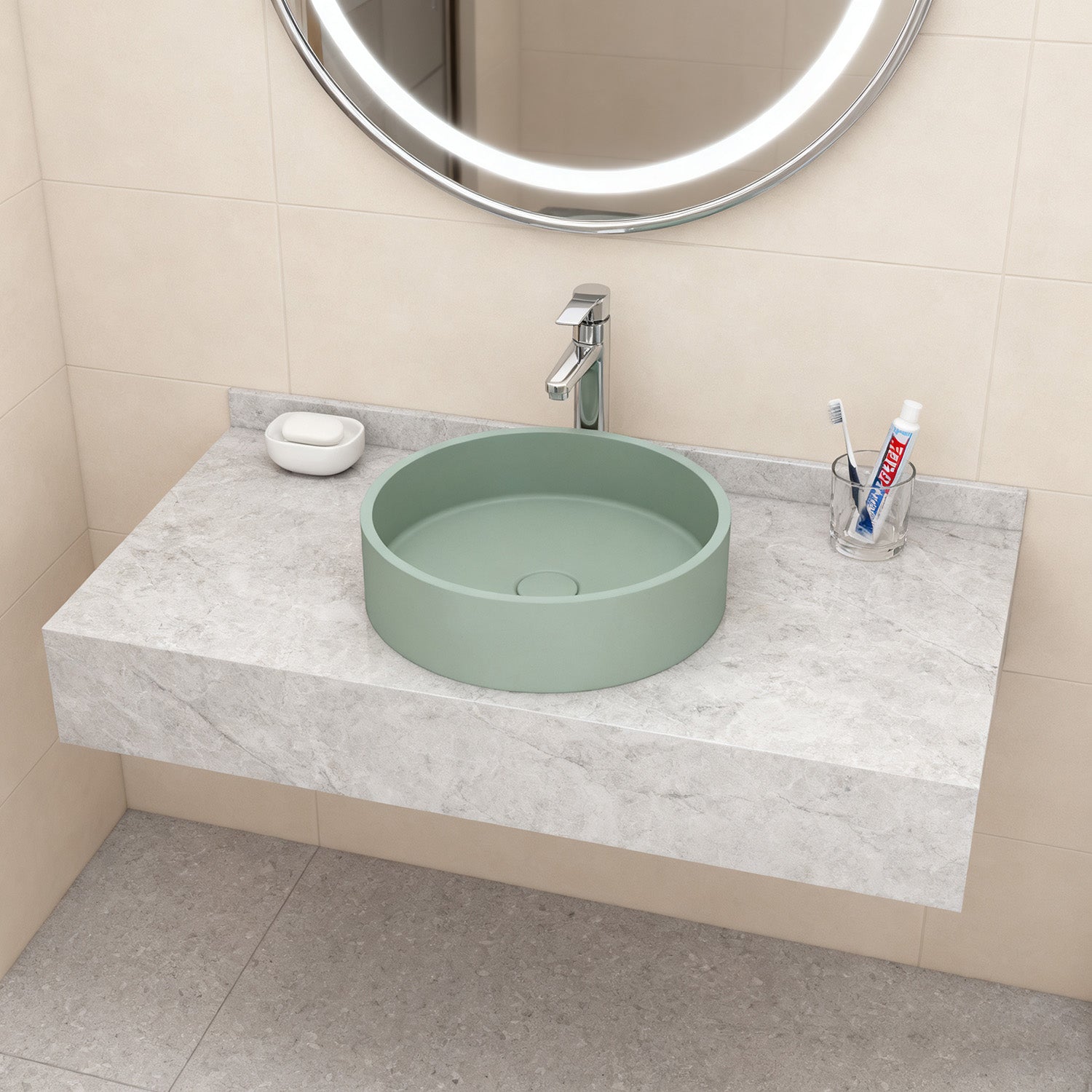 UF-1025 Round Cement Basin