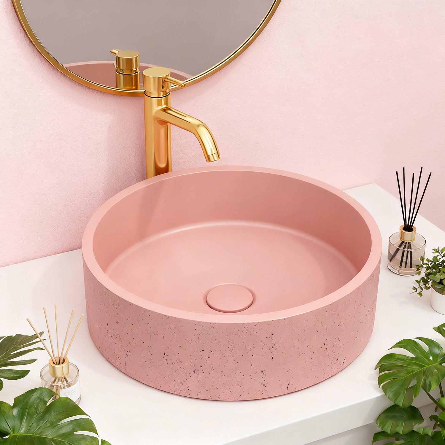 UF-1025A Modern Concrete Wash Basin