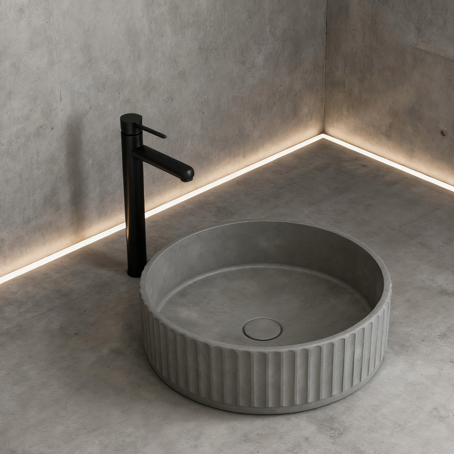 UF-1028 Handmade Cement Wash Basin
