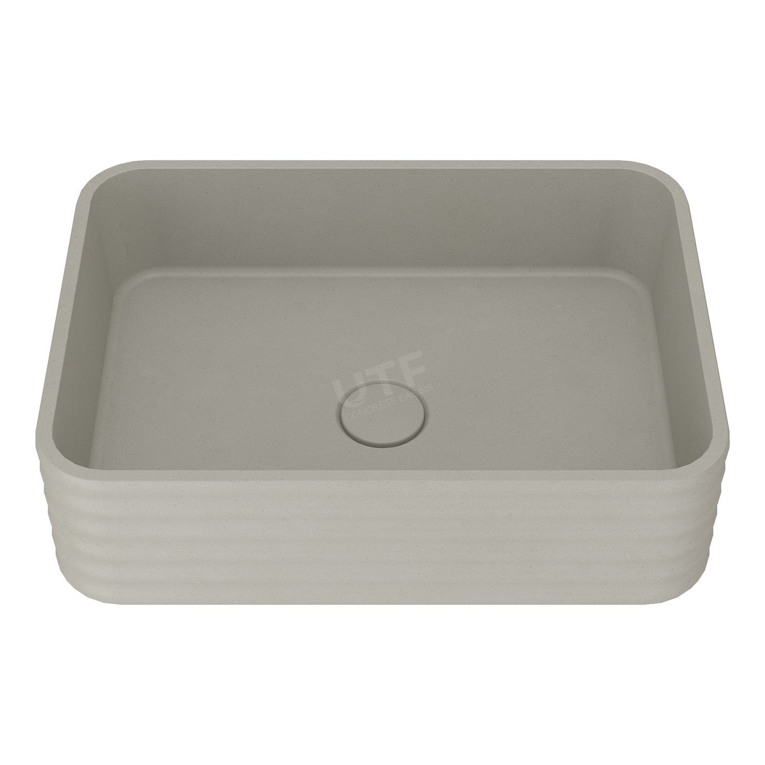 UF-1033 Rectangular Cement Countertop Basin