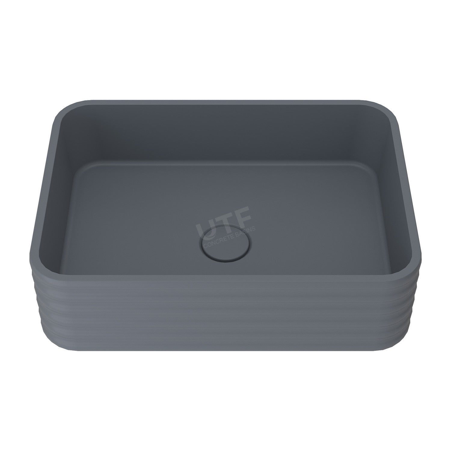 UF-1033 Rectangular Cement Countertop Basin