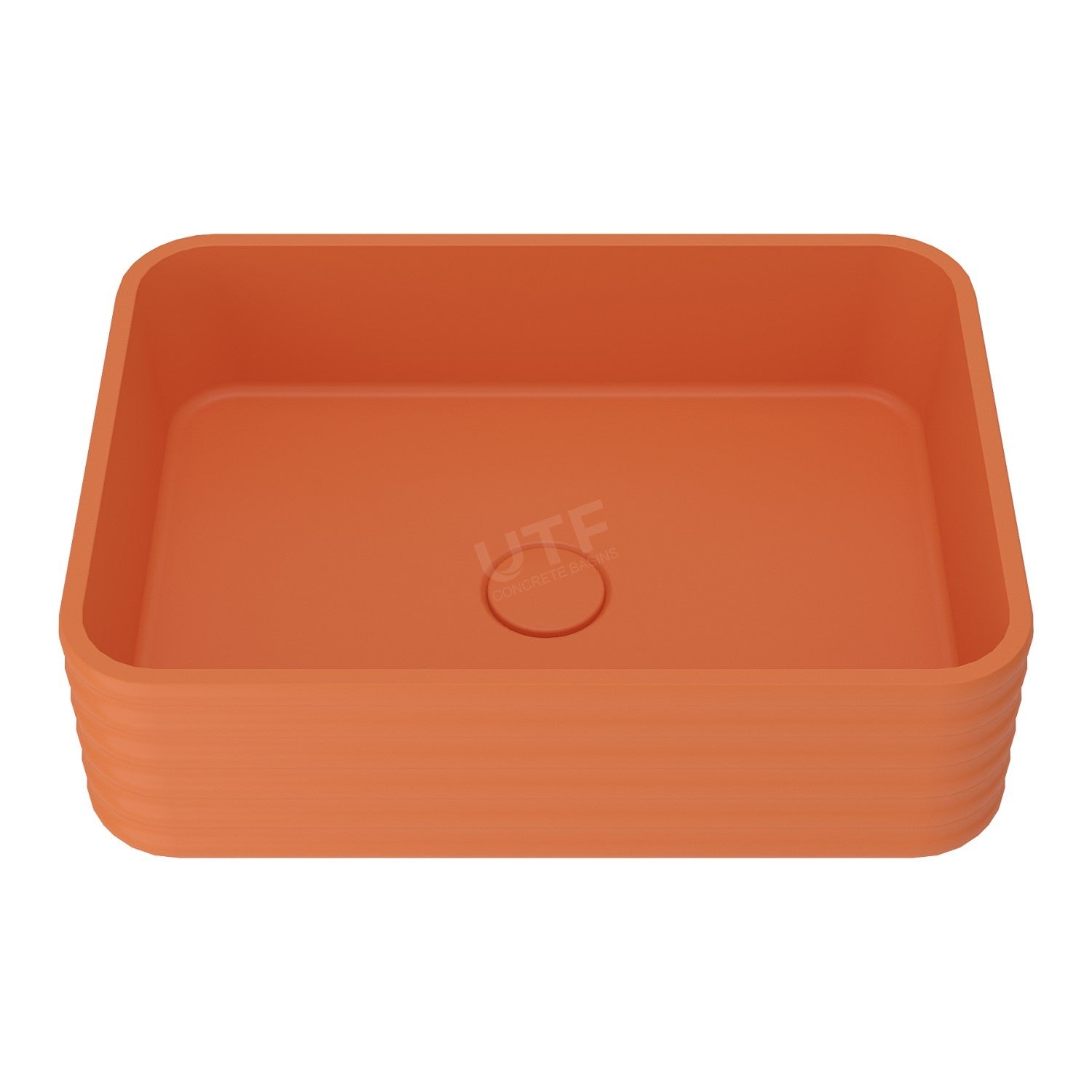 UF-1033 Rectangular Cement Countertop Basin