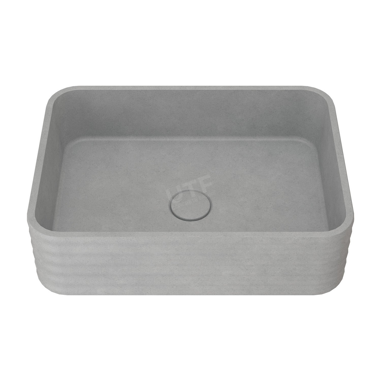 UF-1033 Rectangular Cement Countertop Basin