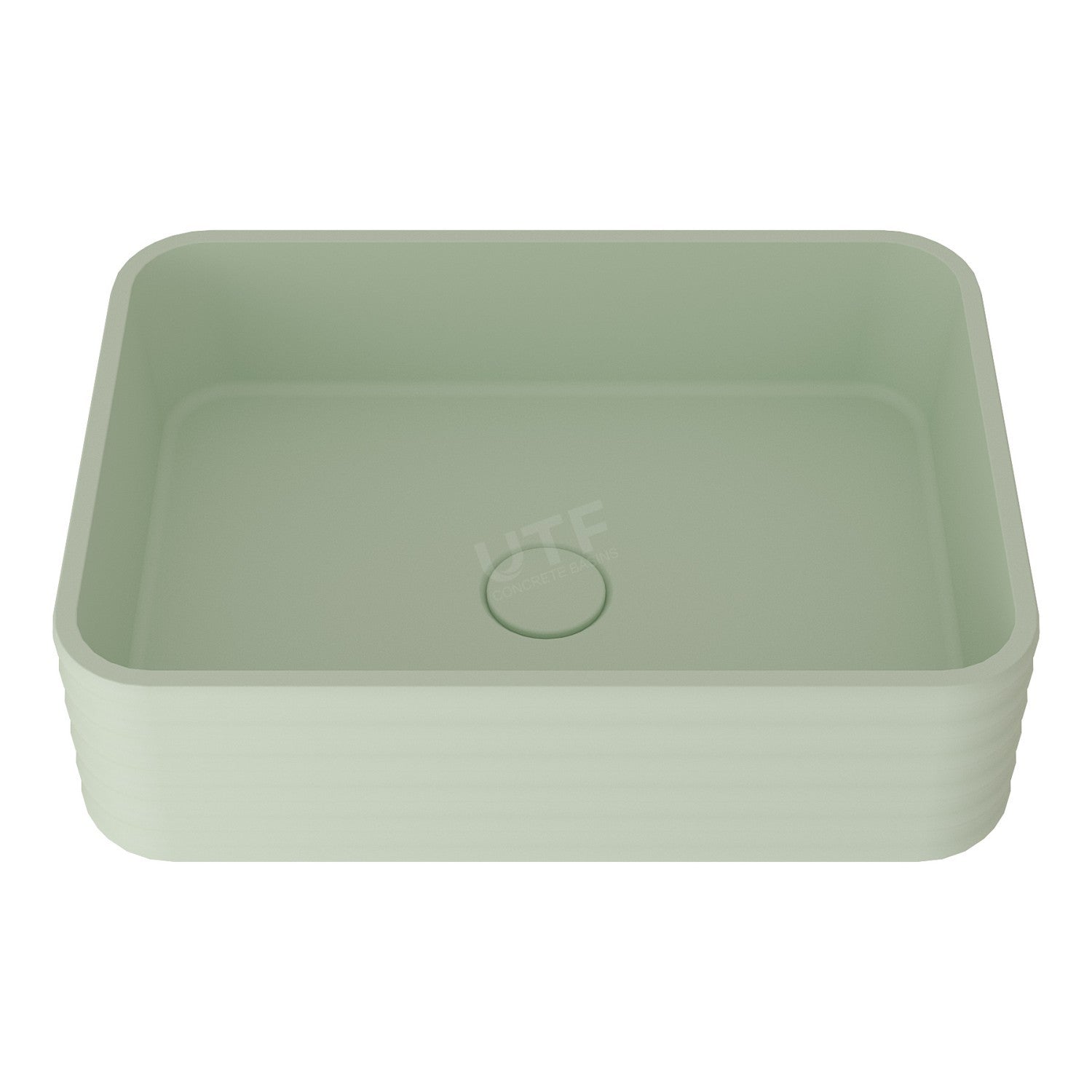 UF-1033 Rectangular Cement Countertop Basin