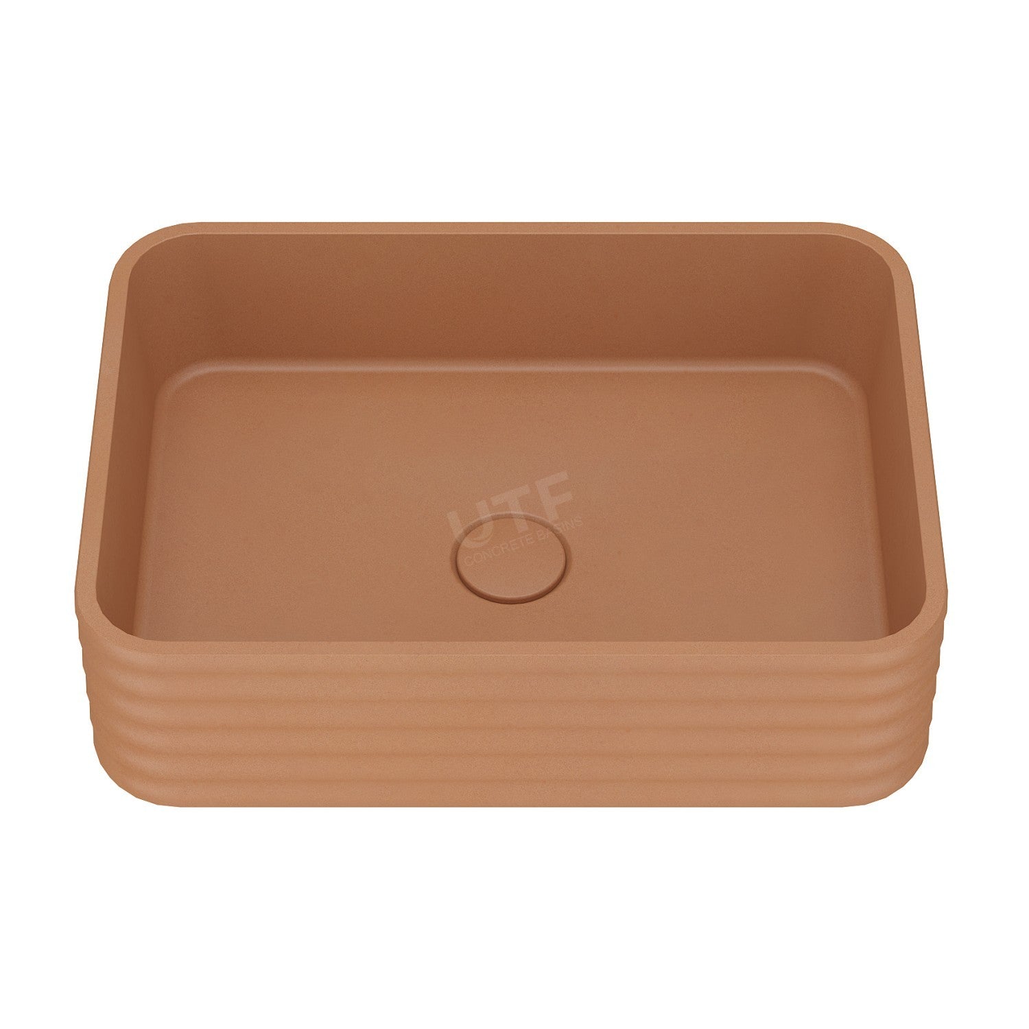 UF-1033 Rectangular Cement Countertop Basin