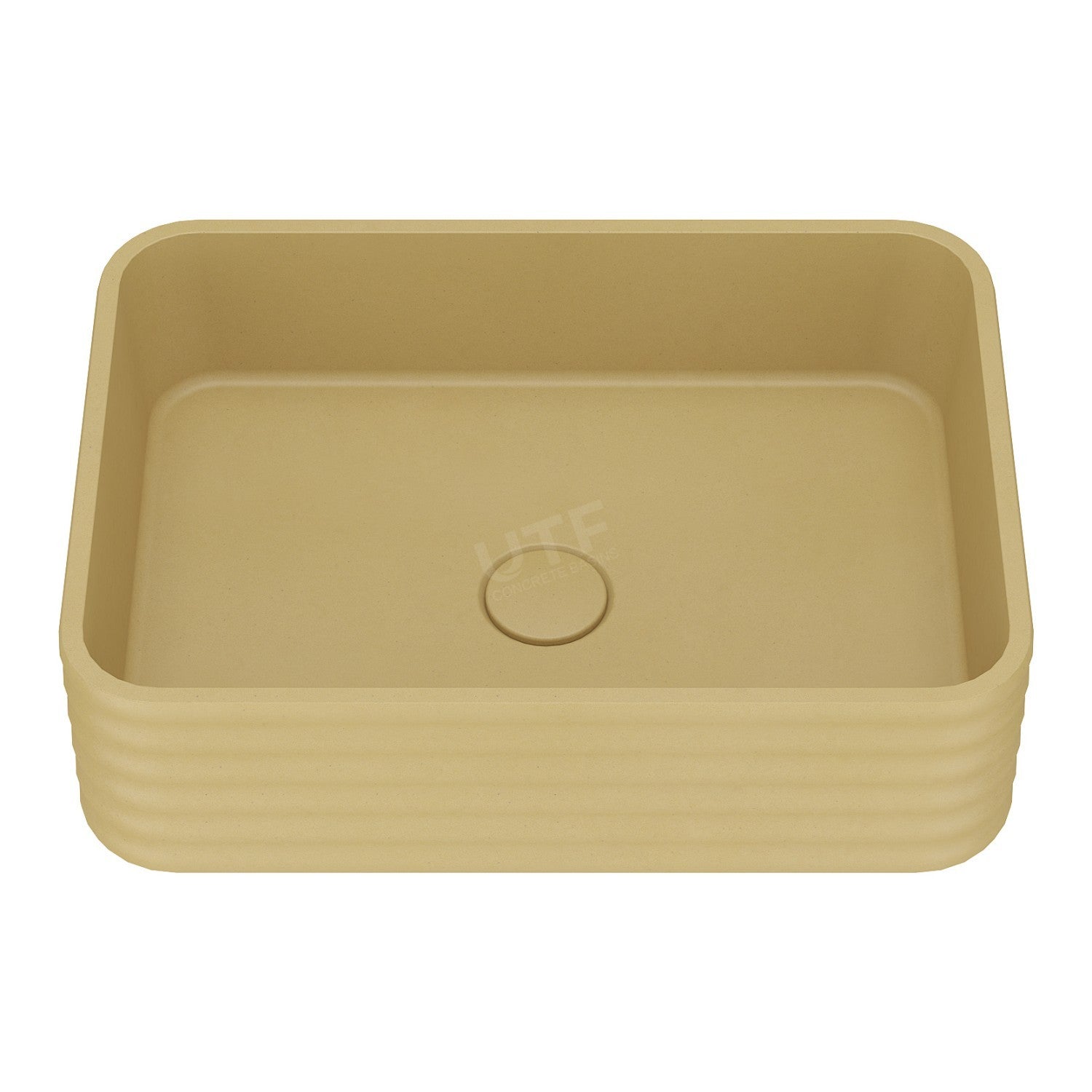 UF-1033 Rectangular Cement Countertop Basin