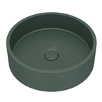 UF-1038E Sculpted Cement Bathroom Basin
