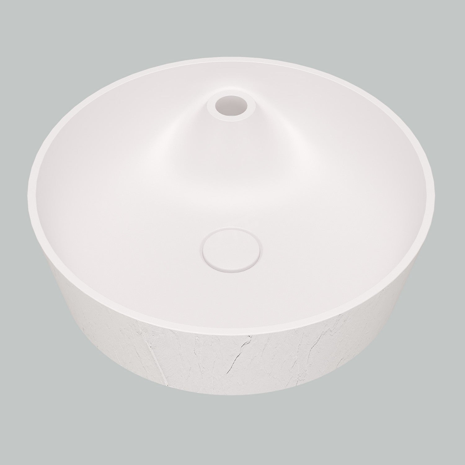UF-1048D Textured Powder Room Basin
