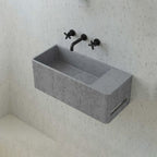 UF-4013 Rectangular Wall-Mounted Concrete Sink