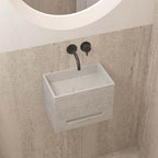UF-4014A Modern Square Wall-Hung Concrete Sink