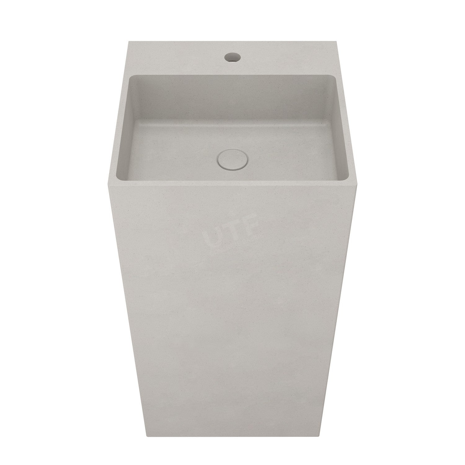 UF-3002 Minimalist Pedestal Sink Design
