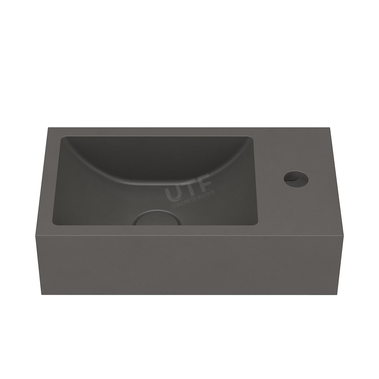 UF-4003 Minimalist Cement Wall Hung Wash Basin