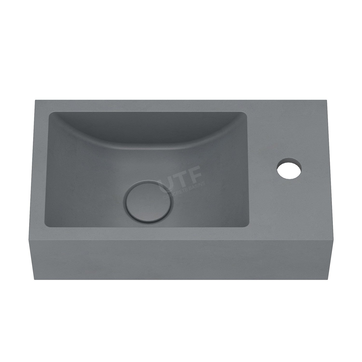UF-4003 Minimalist Cement Wall Hung Wash Basin