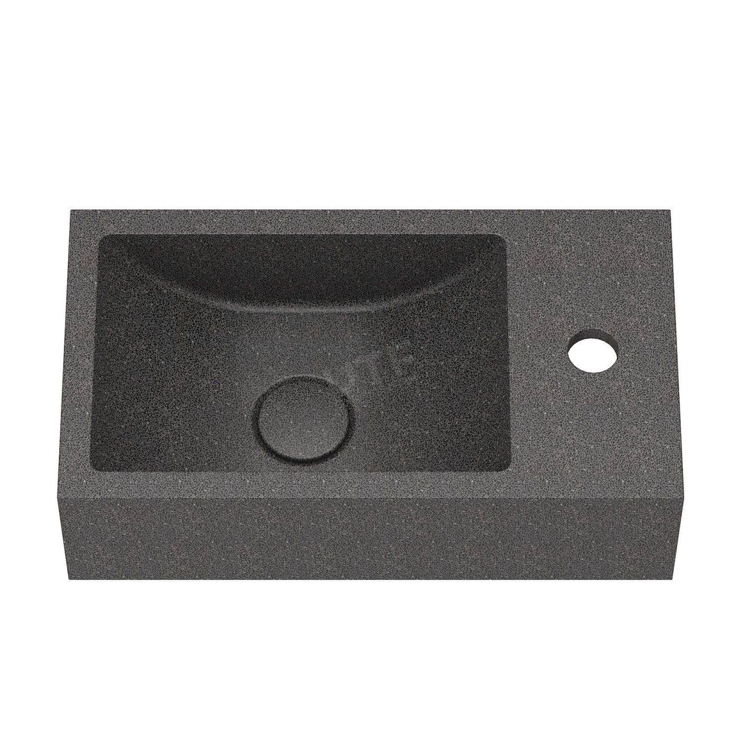 UF-4003 Minimalist Cement Wall Hung Wash Basin