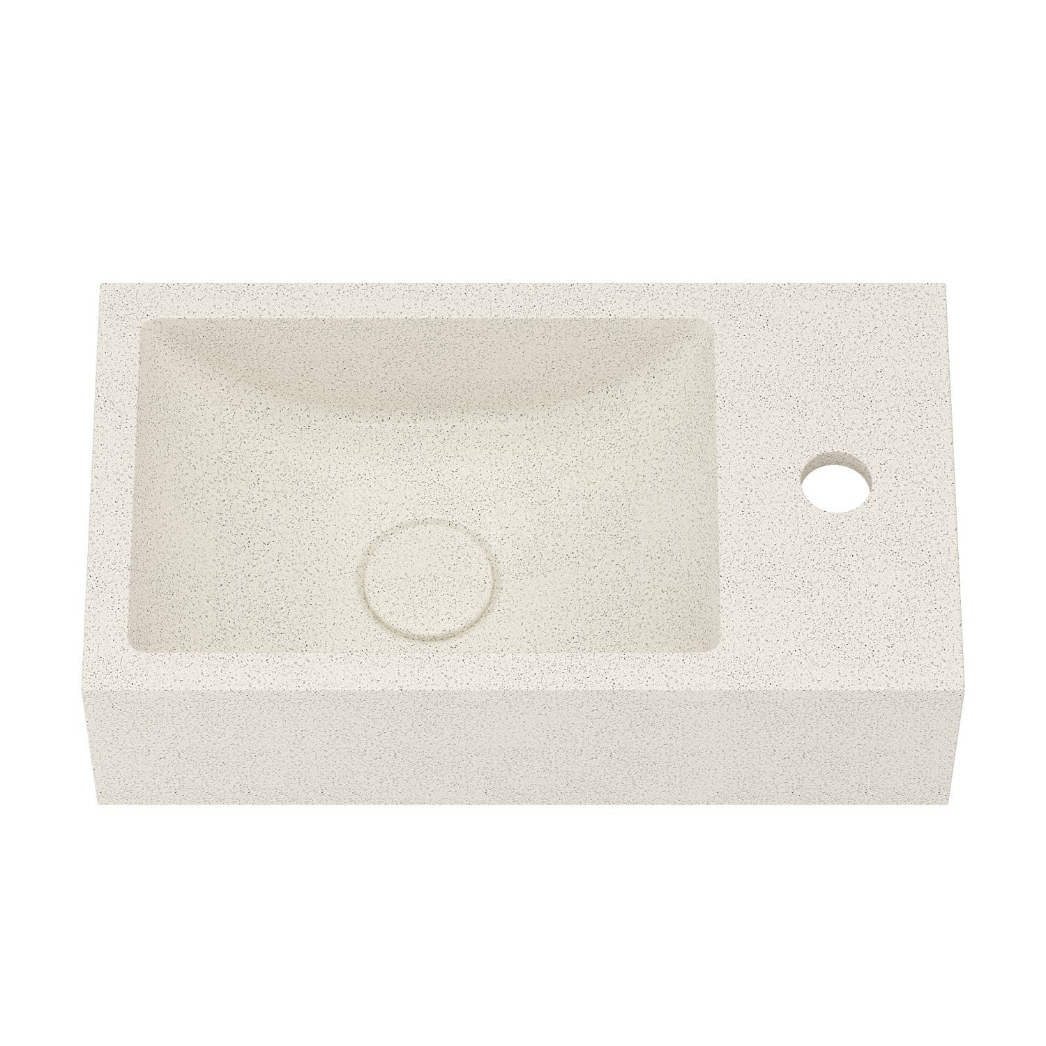 UF-4003 Minimalist Cement Wall Hung Wash Basin