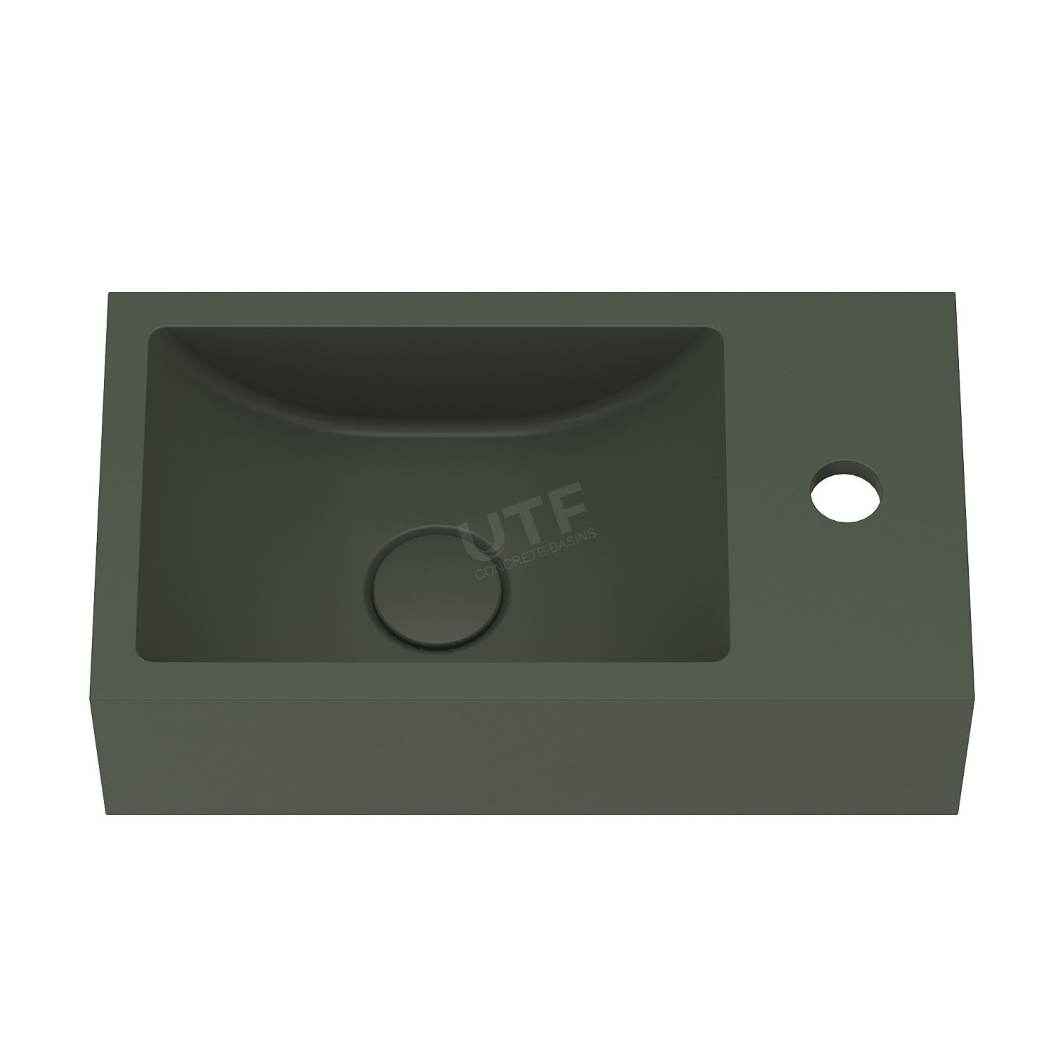 UF-4003 Minimalist Cement Wall Hung Wash Basin