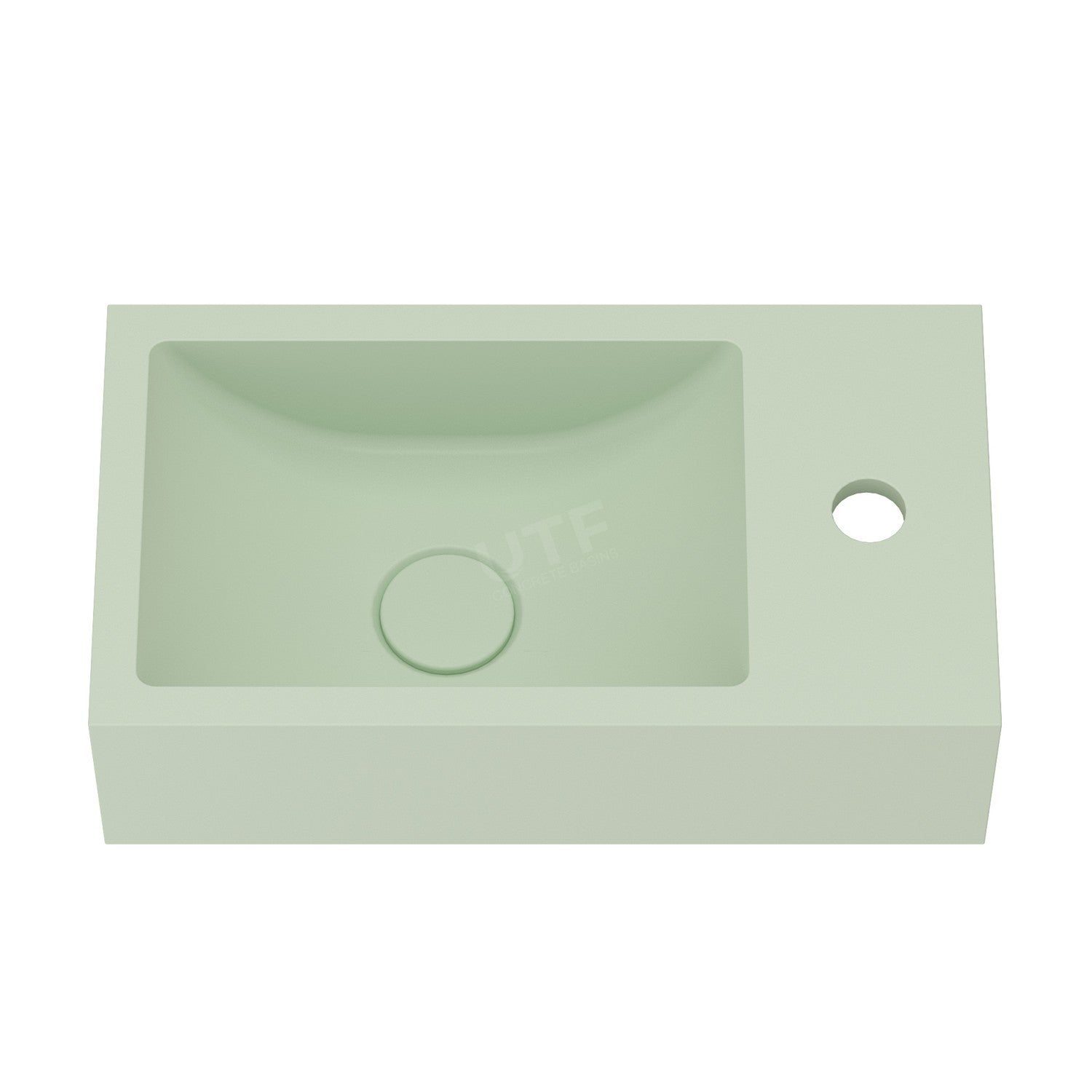 UF-4003 Minimalist Cement Wall Hung Wash Basin