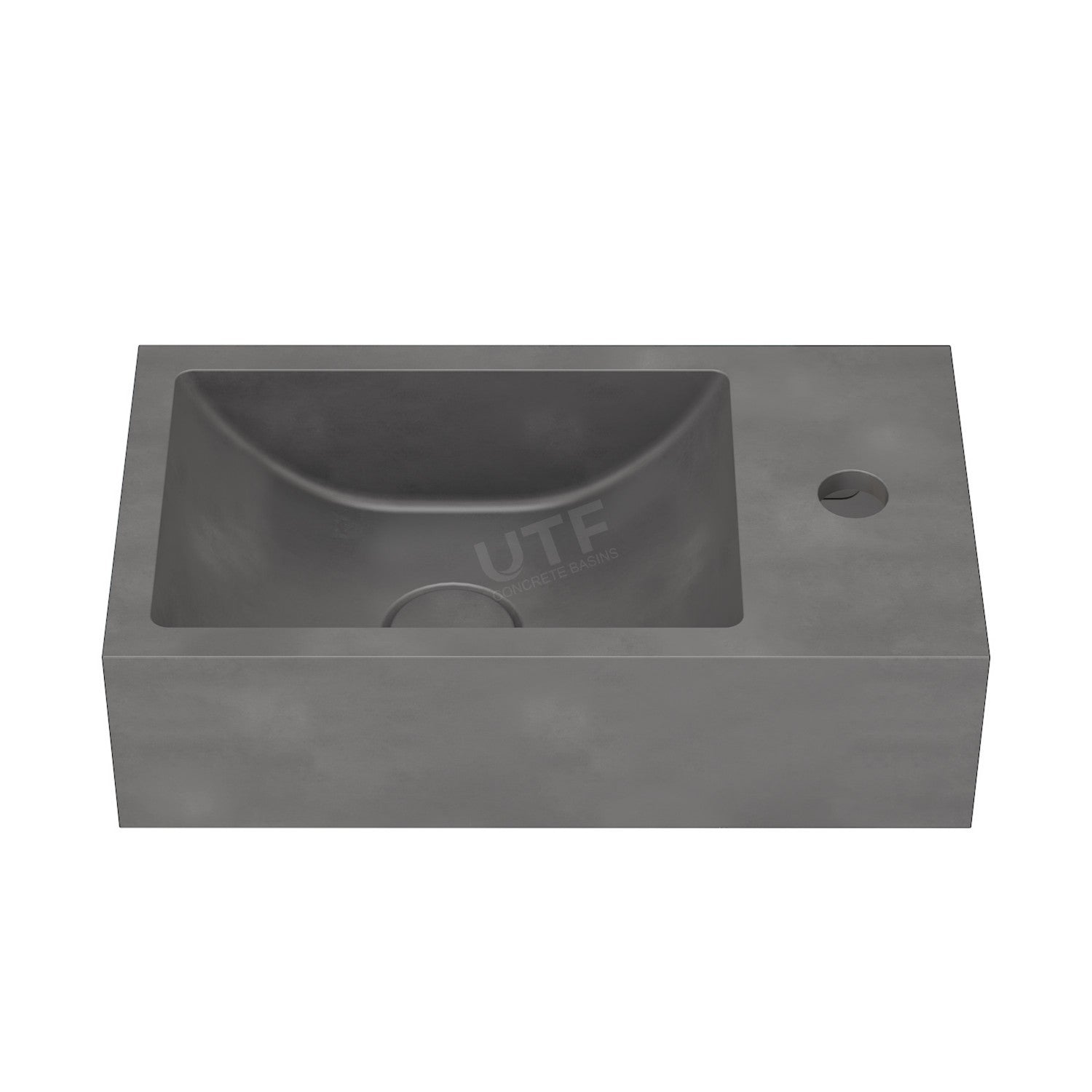 UF-4003 Minimalist Cement Wall Hung Wash Basin