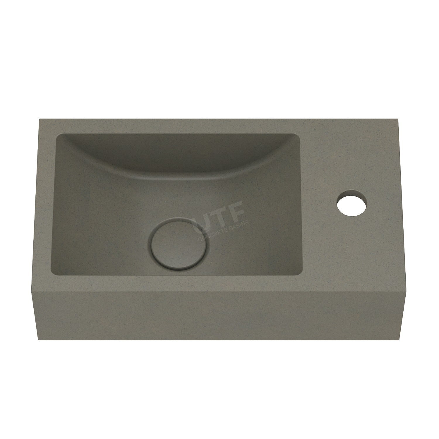 UF-4003 Minimalist Cement Wall Hung Wash Basin