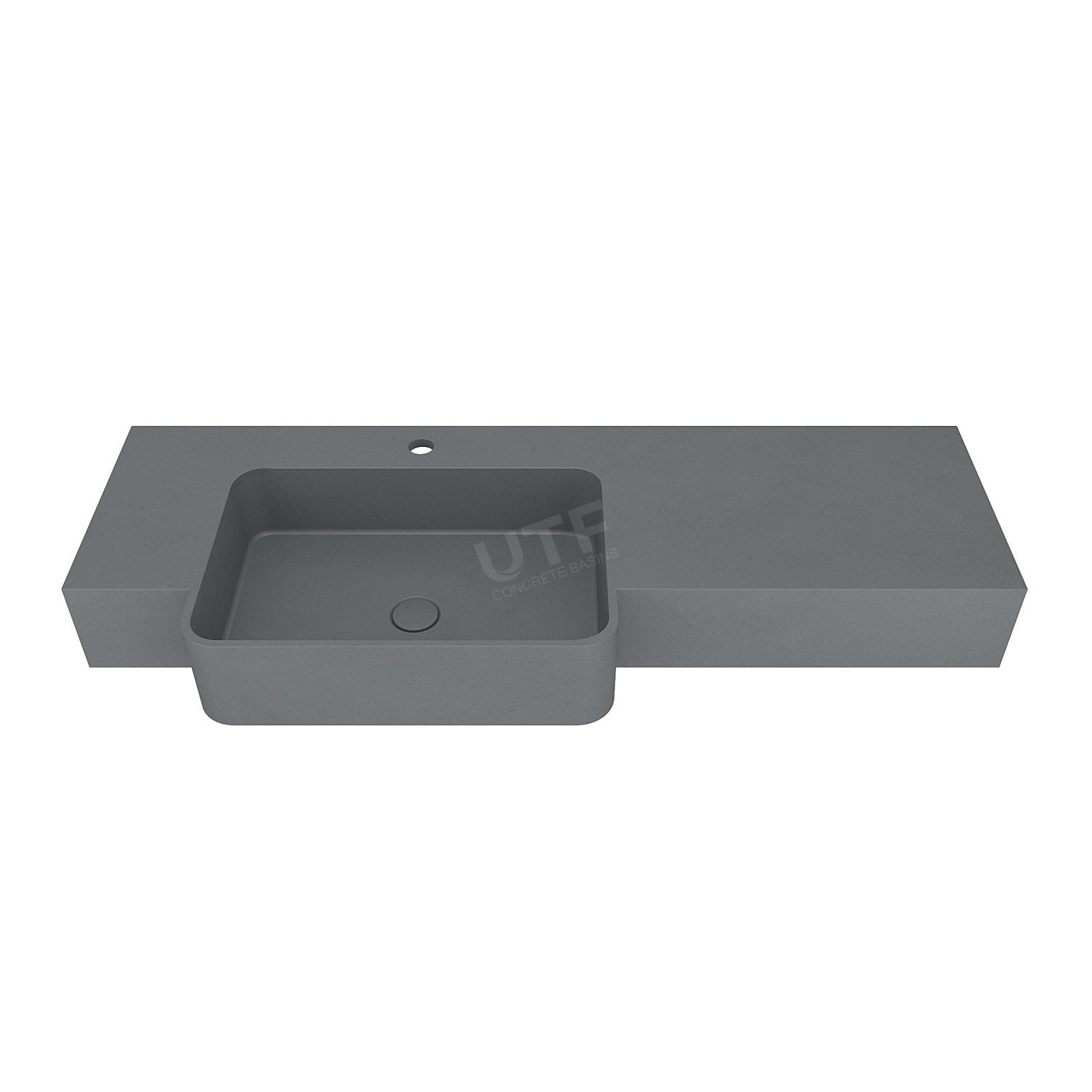 UF-4004 Handcrafted Concrete Vessel Sink Basin
