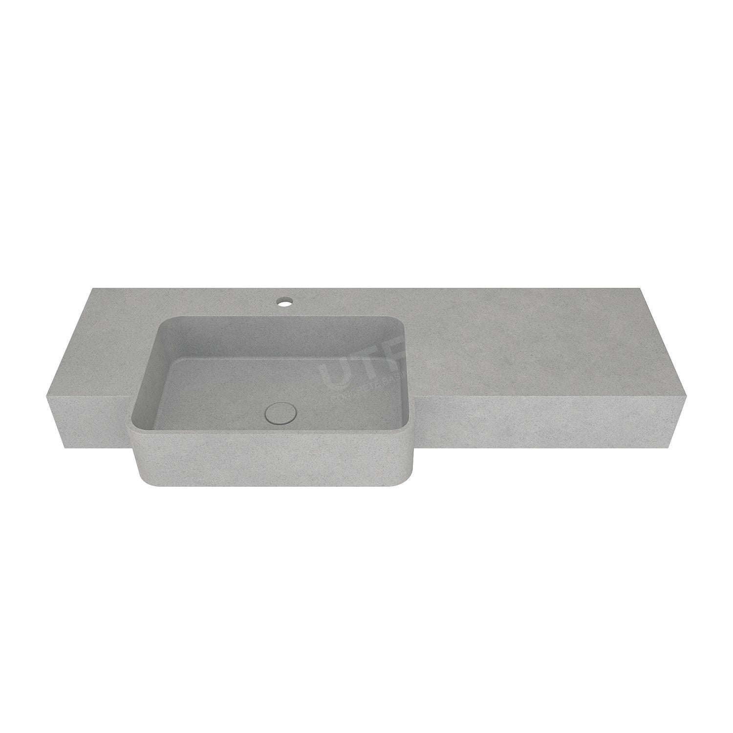 UF-4004 Handcrafted Concrete Vessel Sink Basin