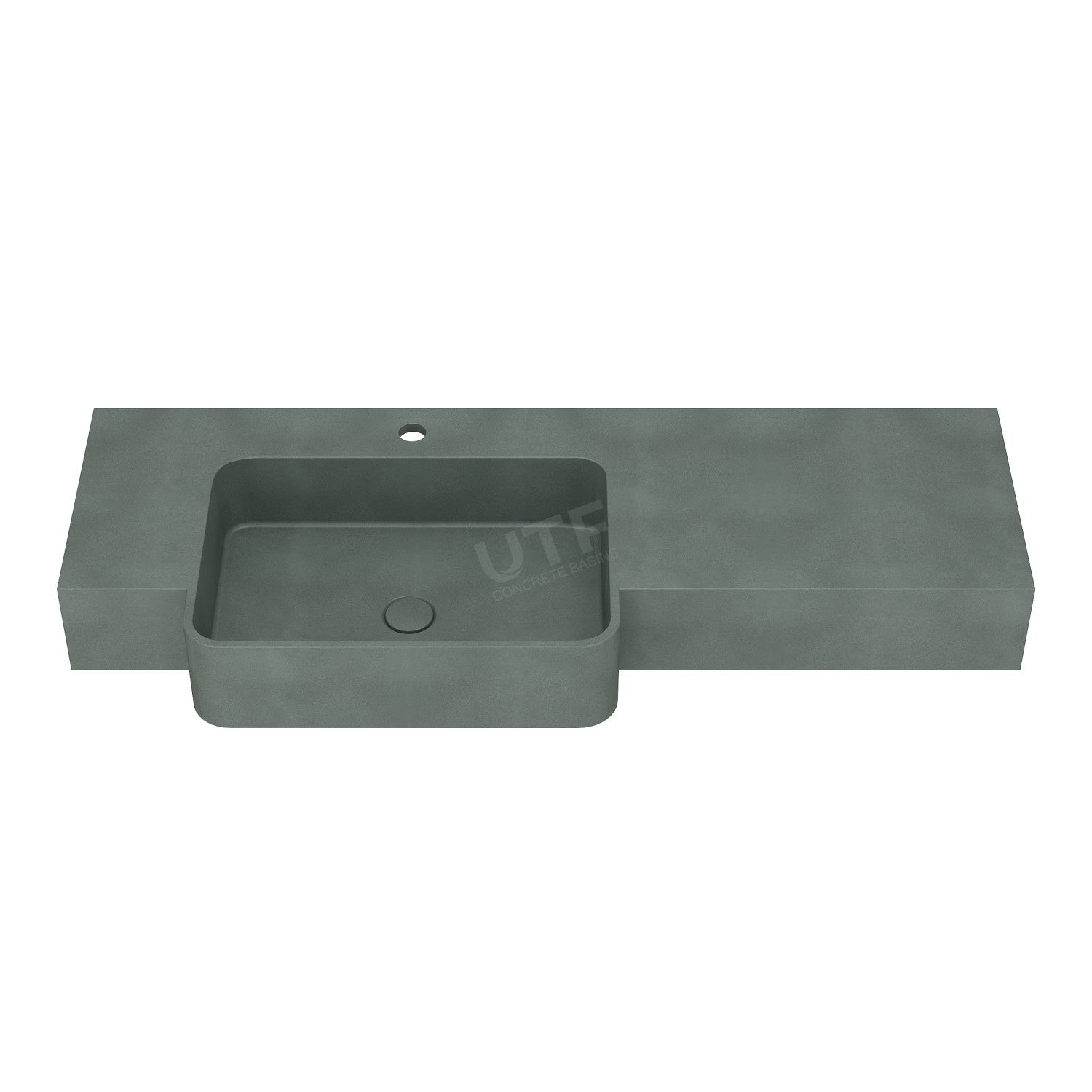 UF-4004 Handcrafted Concrete Vessel Sink Basin