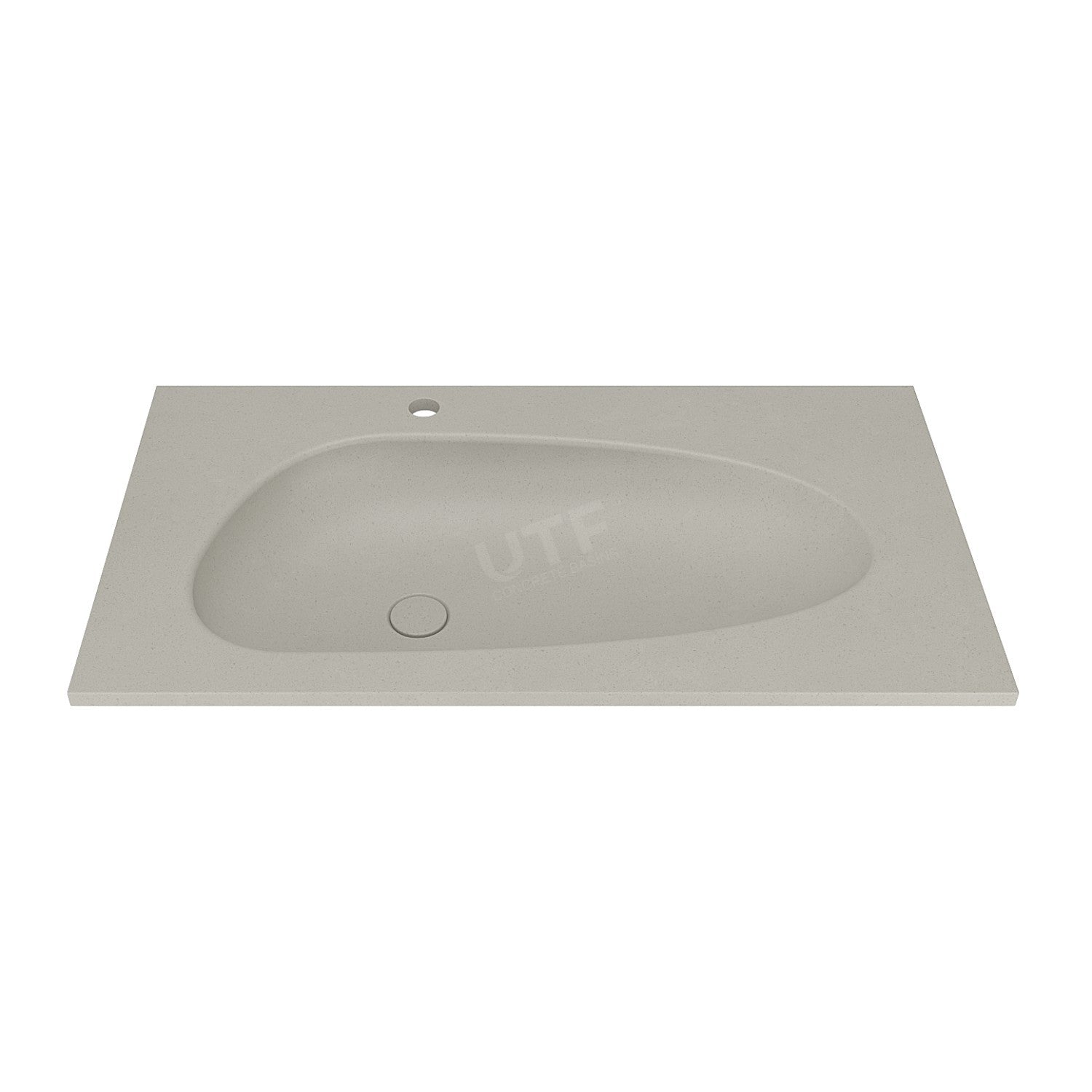 UF-4005 Custom Solid Concrete Bathroom Vanity Basin