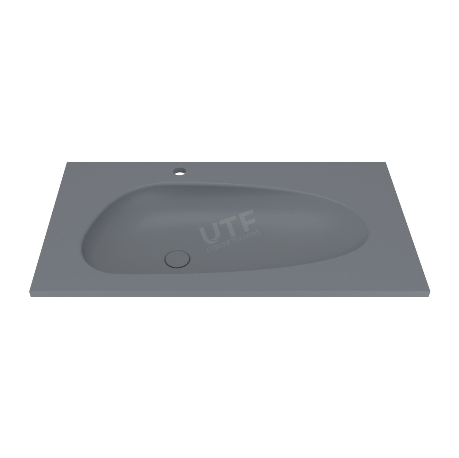UF-4005 Custom Solid Concrete Bathroom Vanity Basin