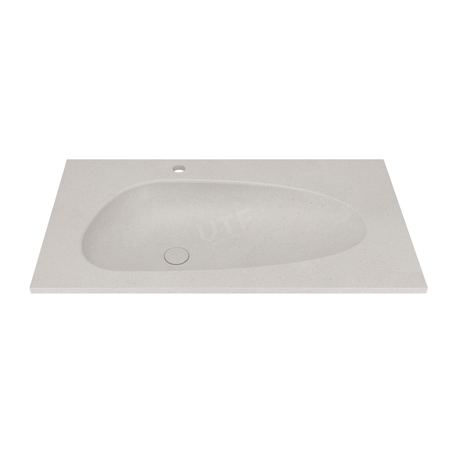 UF-4005 Custom Solid Concrete Bathroom Vanity Basin