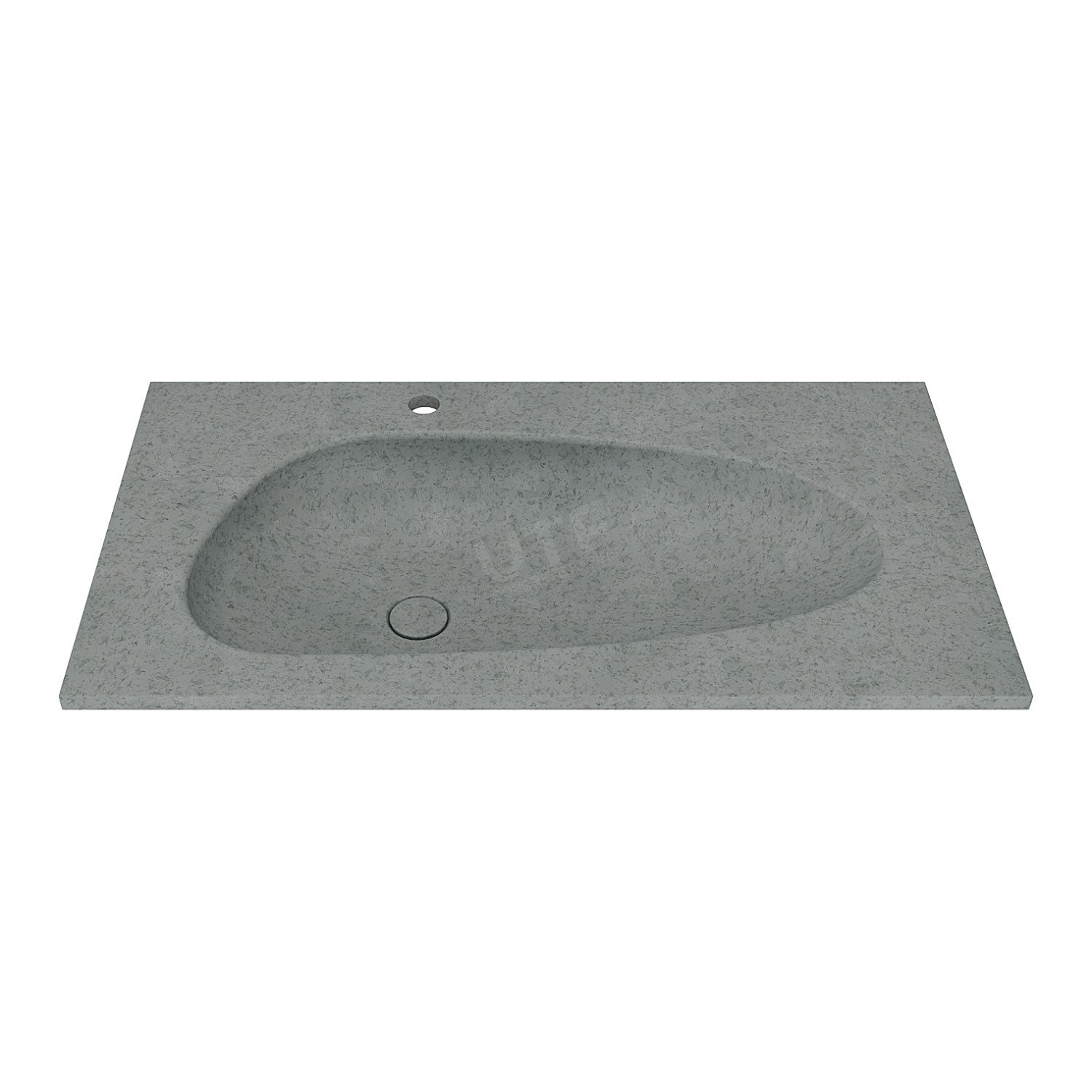 UF-4005 Custom Solid Concrete Bathroom Vanity Basin