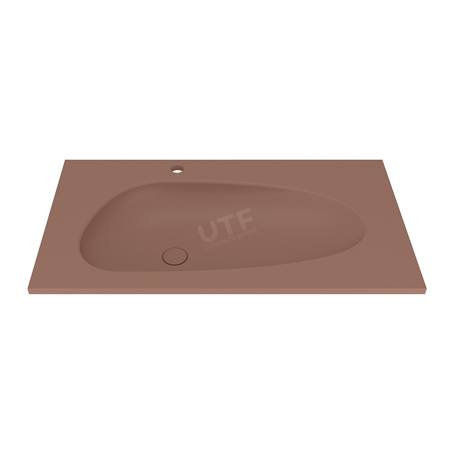UF-4005 Custom Solid Concrete Bathroom Vanity Basin