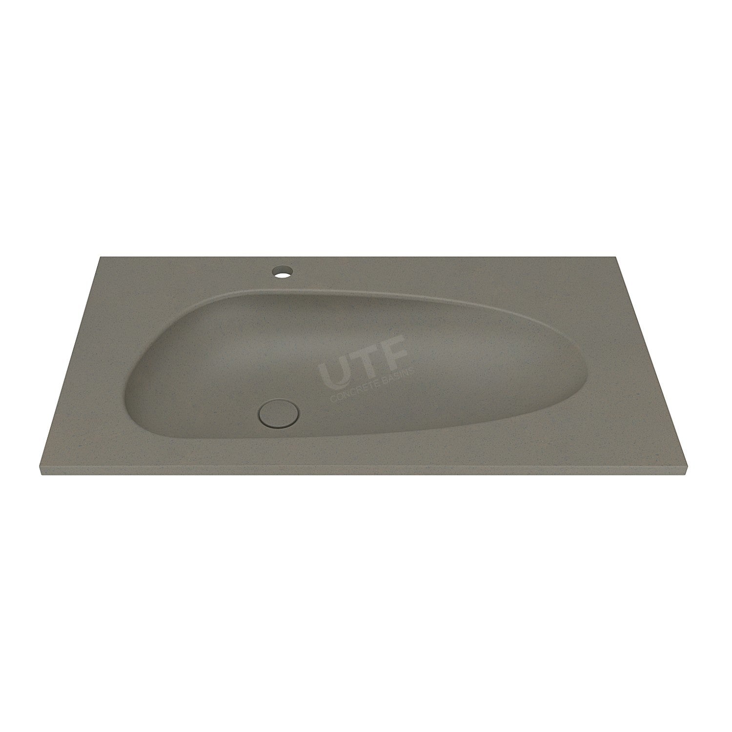 UF-4005 Custom Solid Concrete Bathroom Vanity Basin