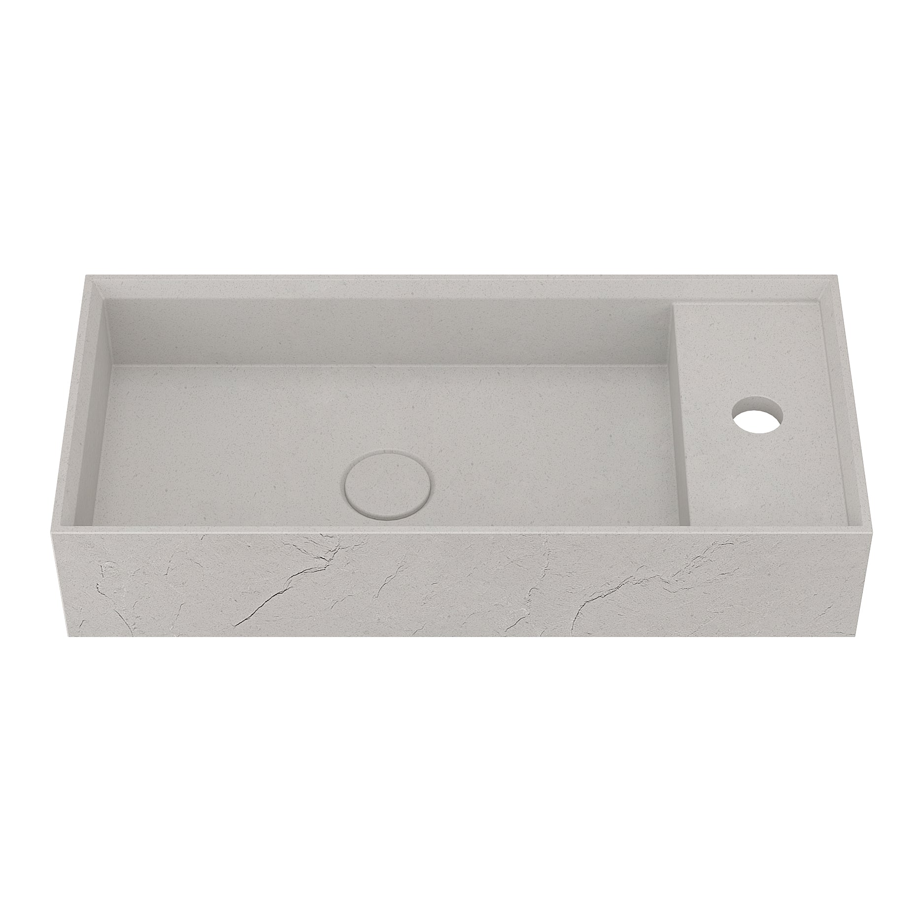 UF-4007D Handmade Concrete Bathroom Sink