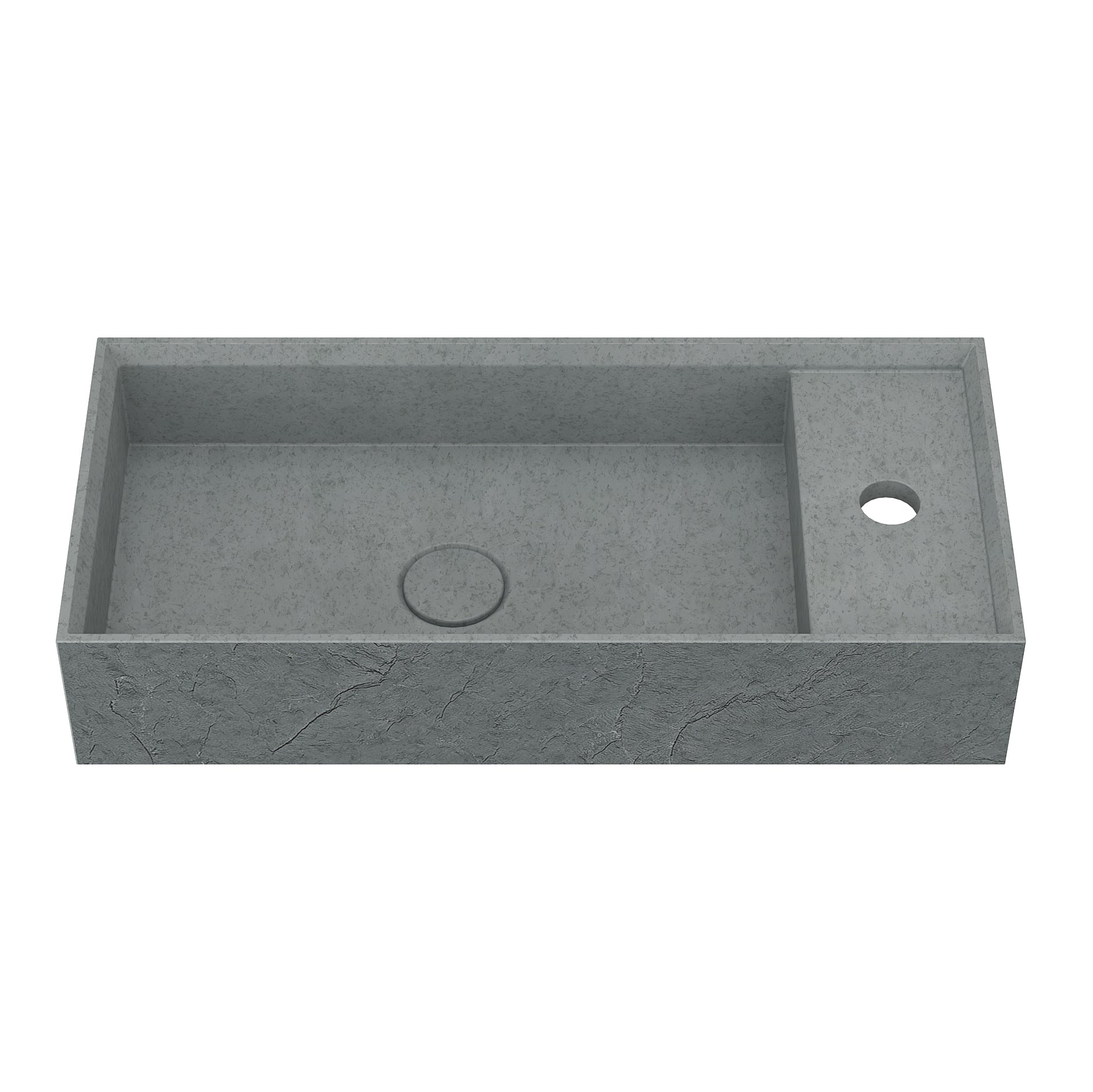 UF-4007D Handmade Concrete Bathroom Sink