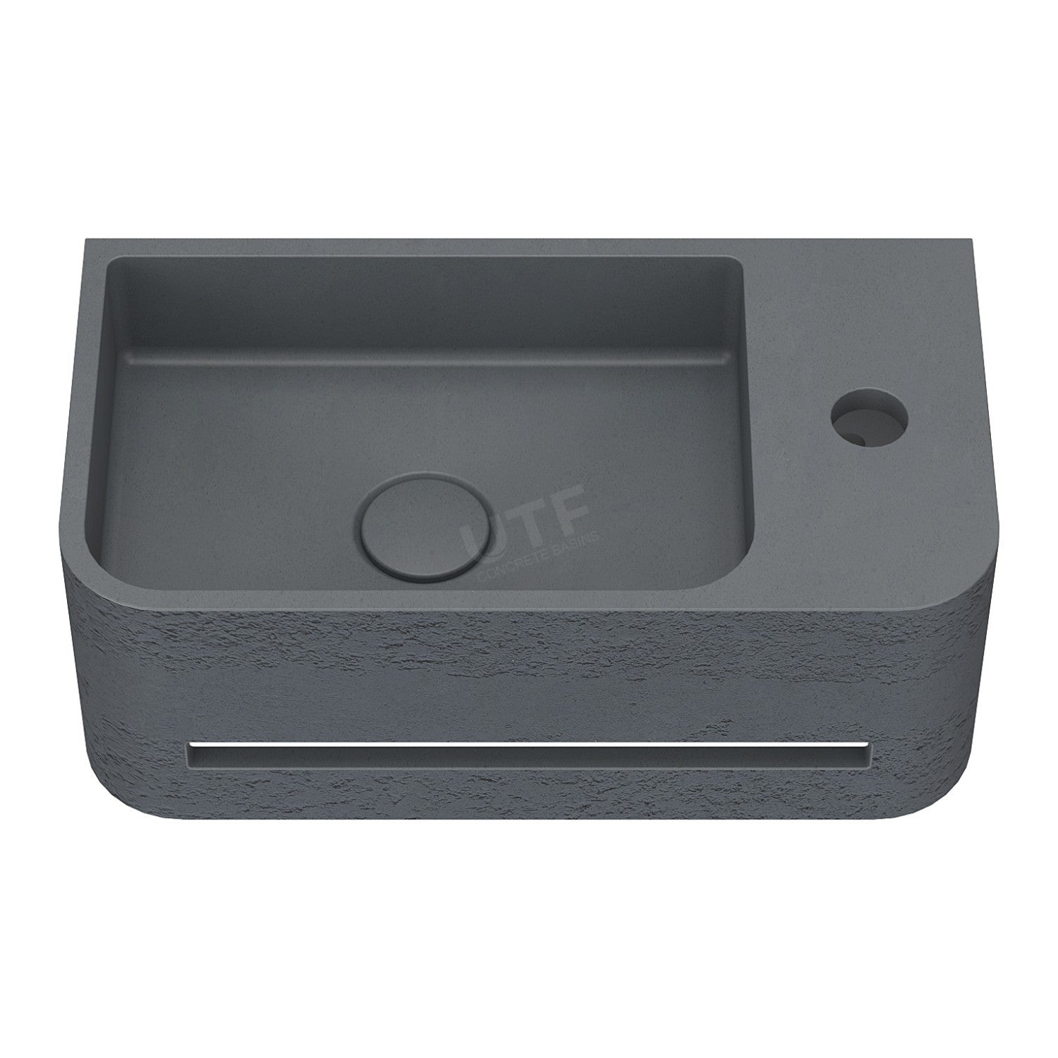 UF-4008B Handmade Wall-Mounted Concrete Sink