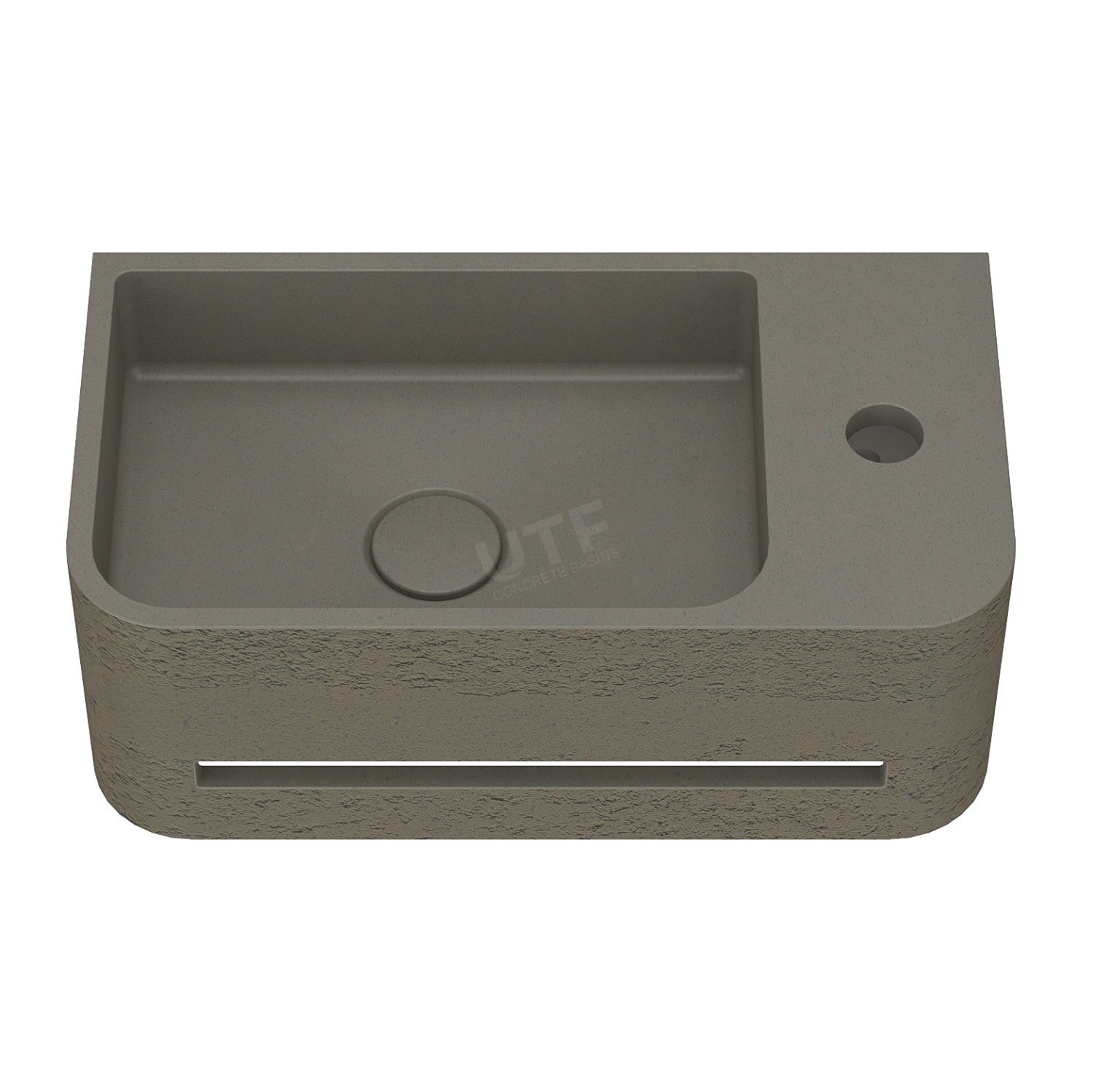 UF-4008B Handmade Wall-Mounted Concrete Sink