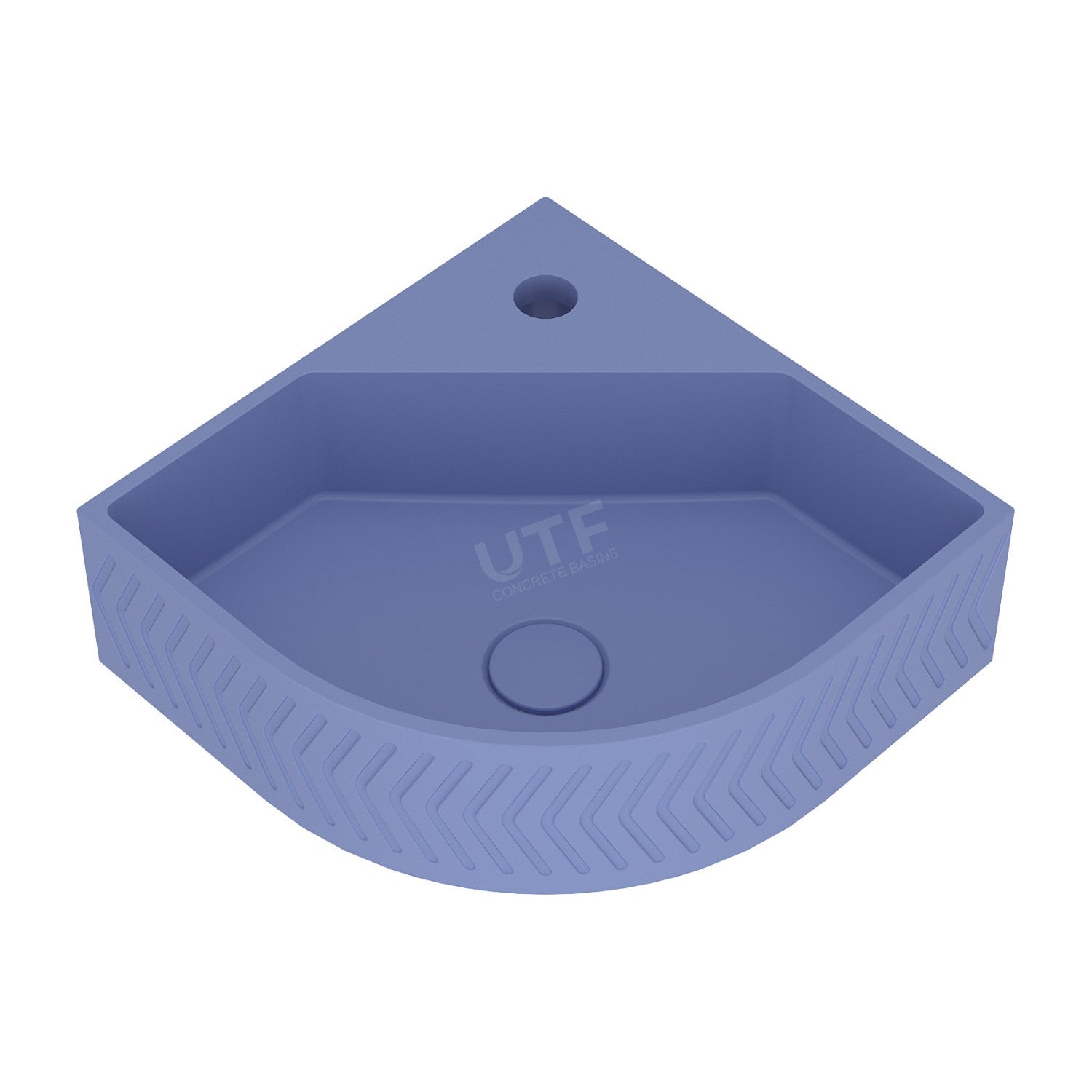 UF-4010 Round Wall-Mounted Concrete Sink