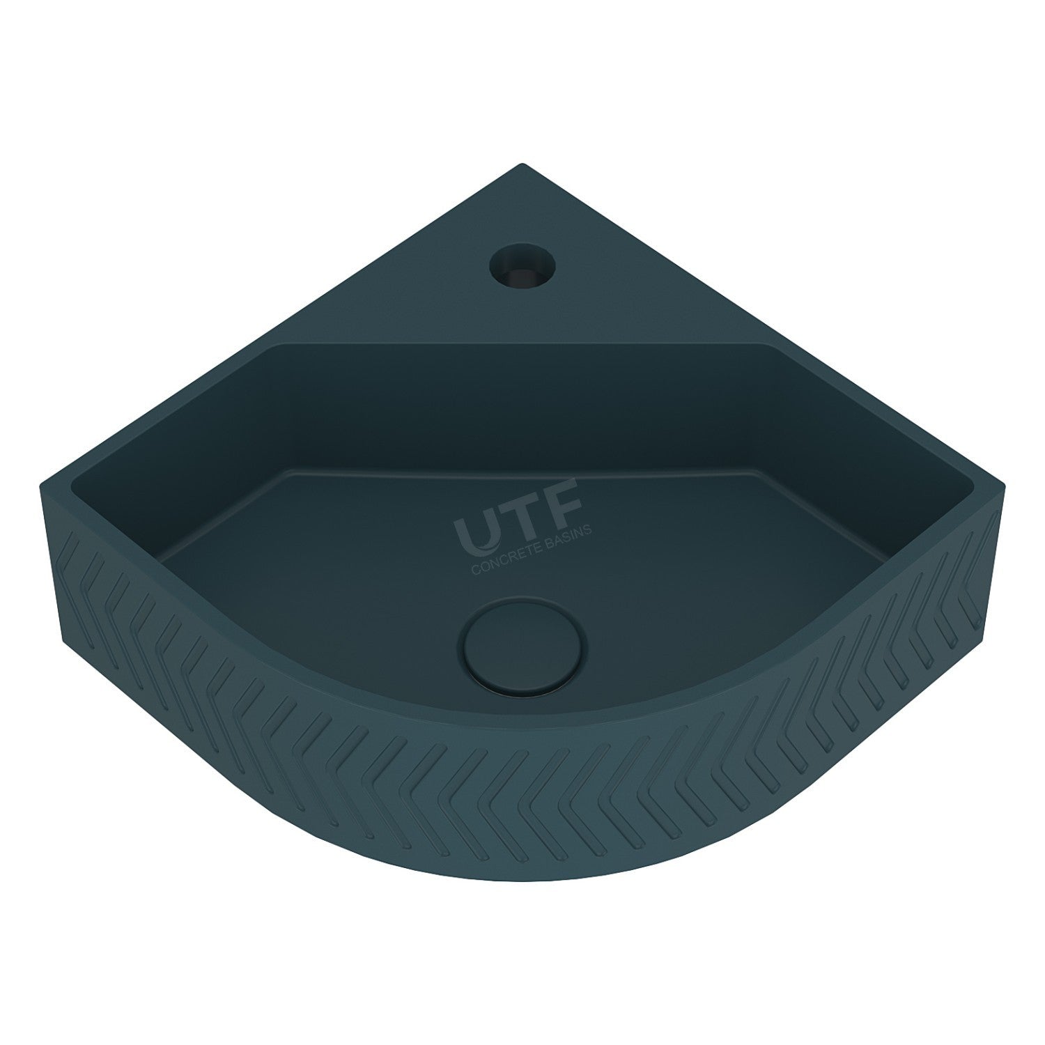 UF-4010 Round Wall-Mounted Concrete Sink