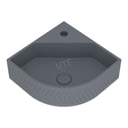 UF-4010 Round Wall-Mounted Concrete Sink