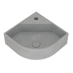 UF-4010 Round Wall-Mounted Concrete Sink