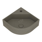 UF-4010 Round Wall-Mounted Concrete Sink