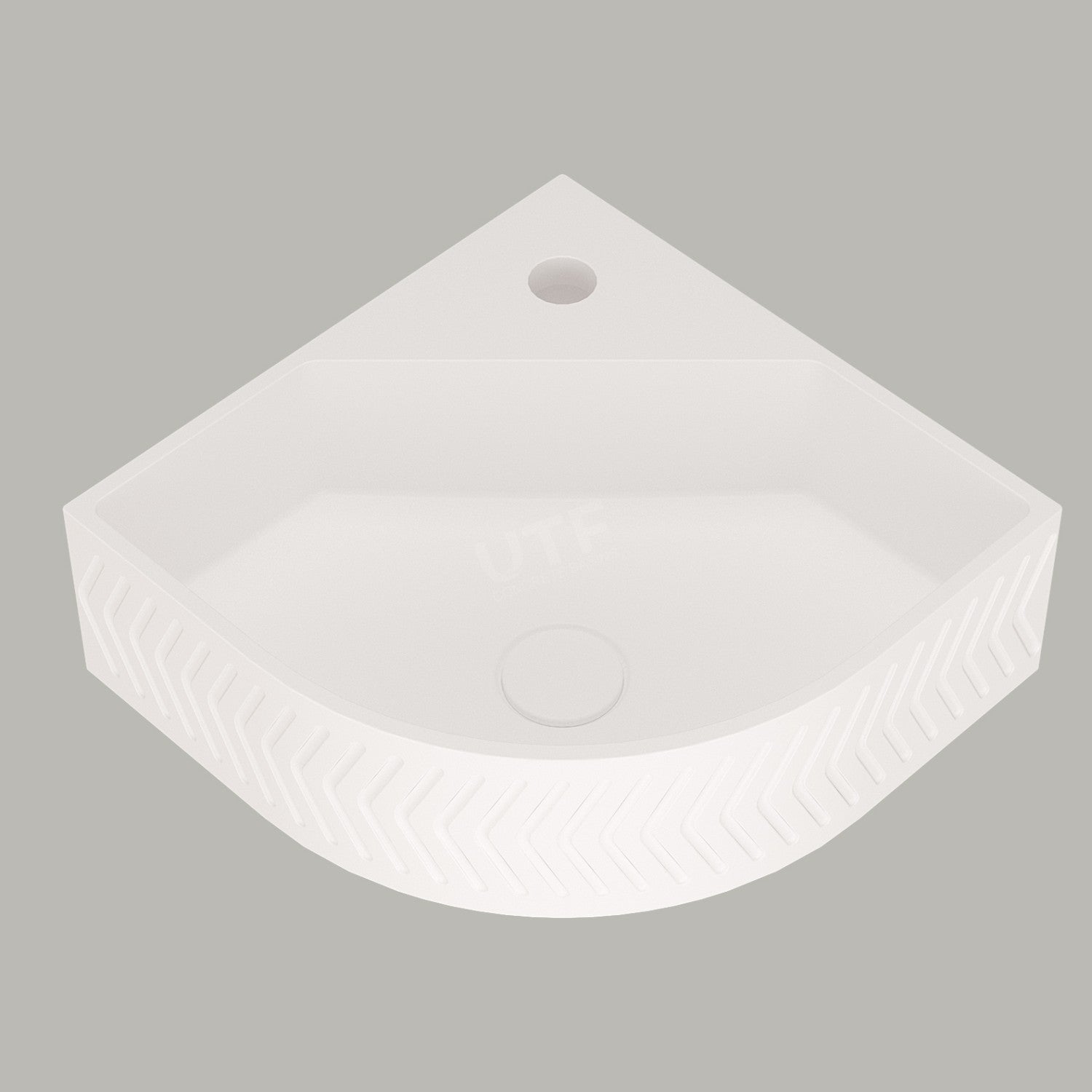 UF-4010 Round Wall-Mounted Concrete Sink