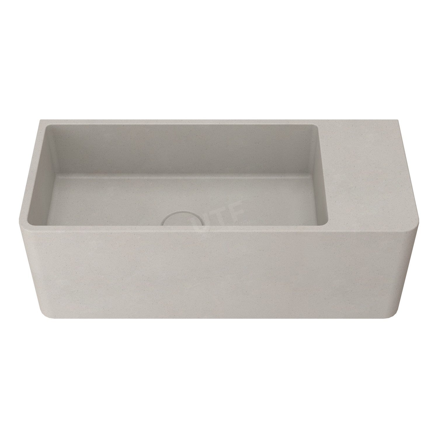 UF-4013 Rectangular Wall-Mounted Concrete Sink