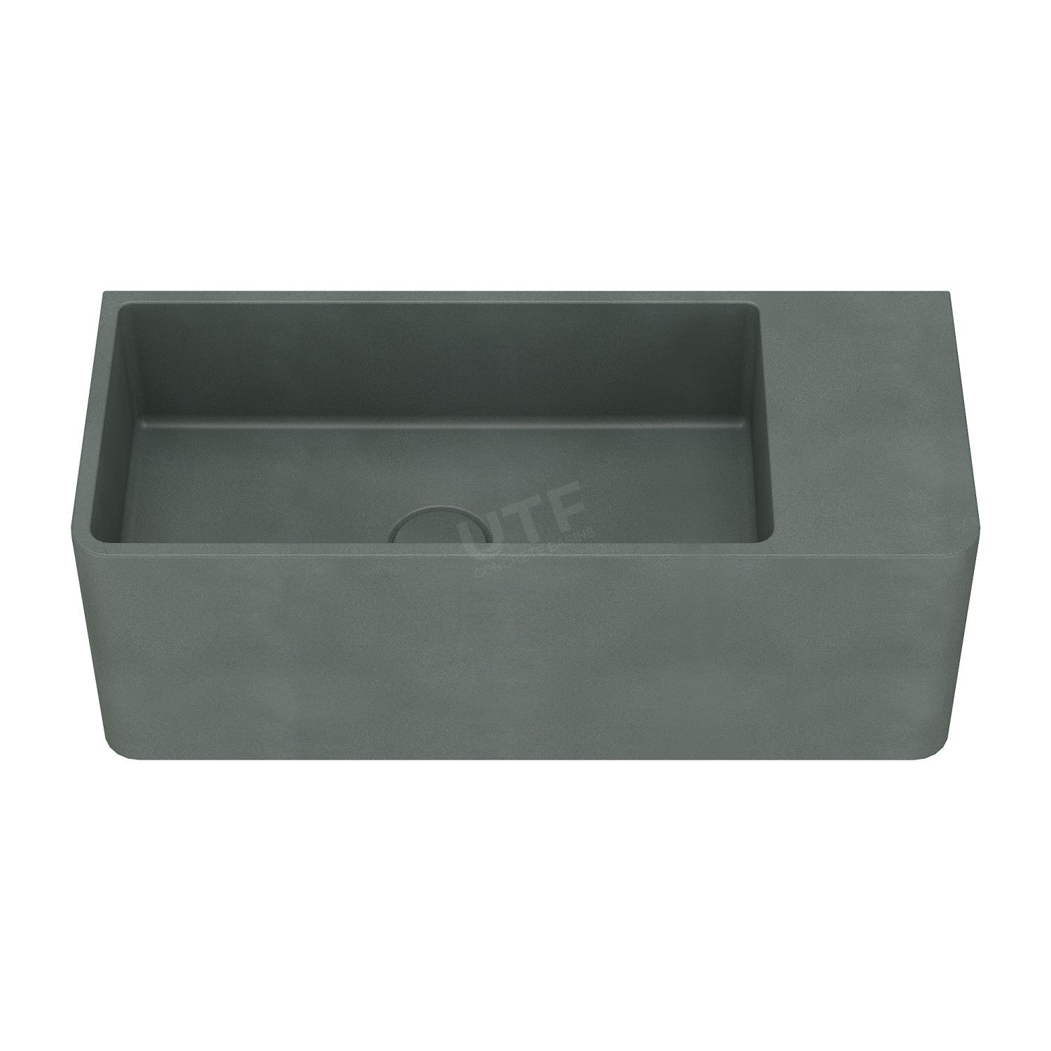 UF-4013 Rectangular Wall-Mounted Concrete Sink