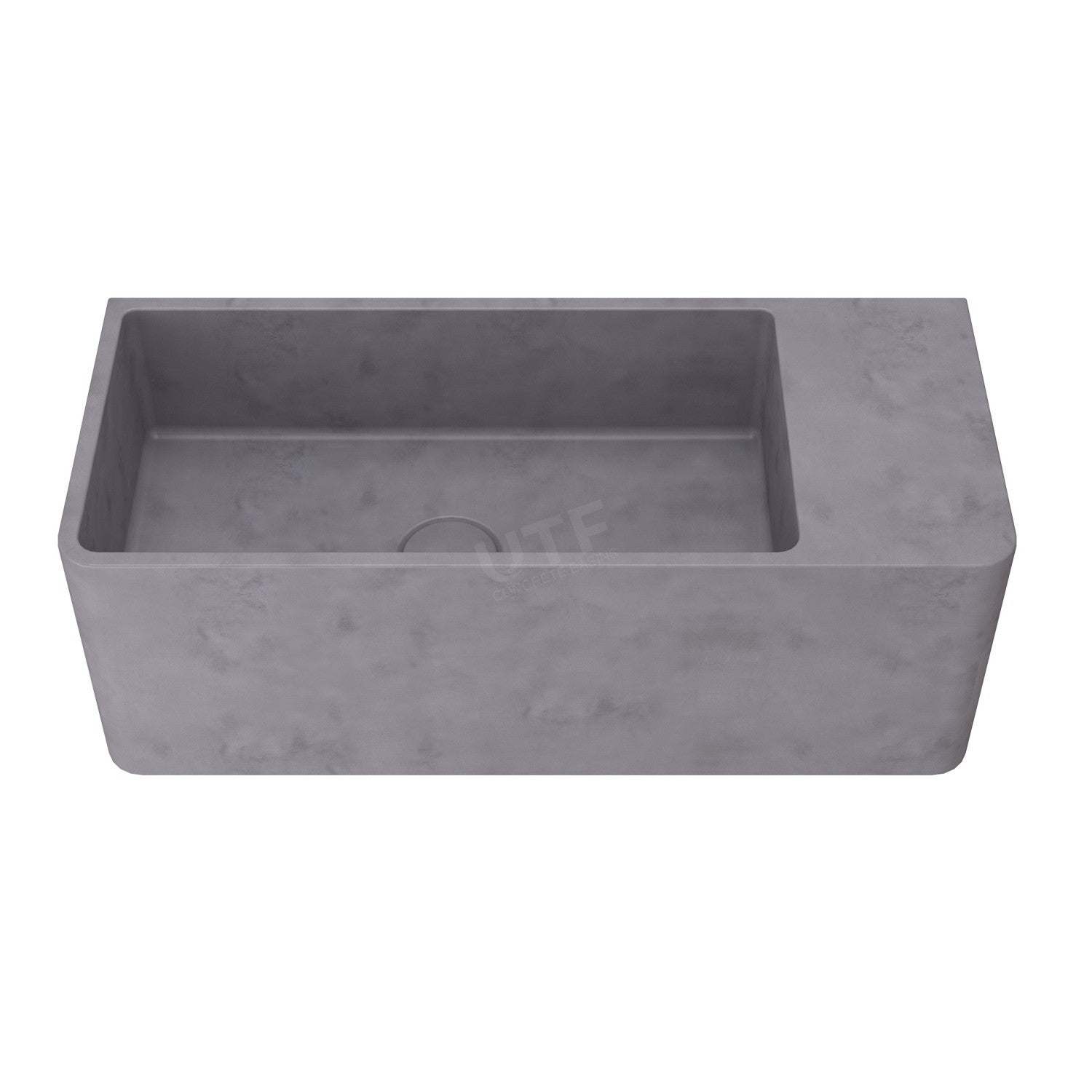 UF-4013 Rectangular Wall-Mounted Concrete Sink