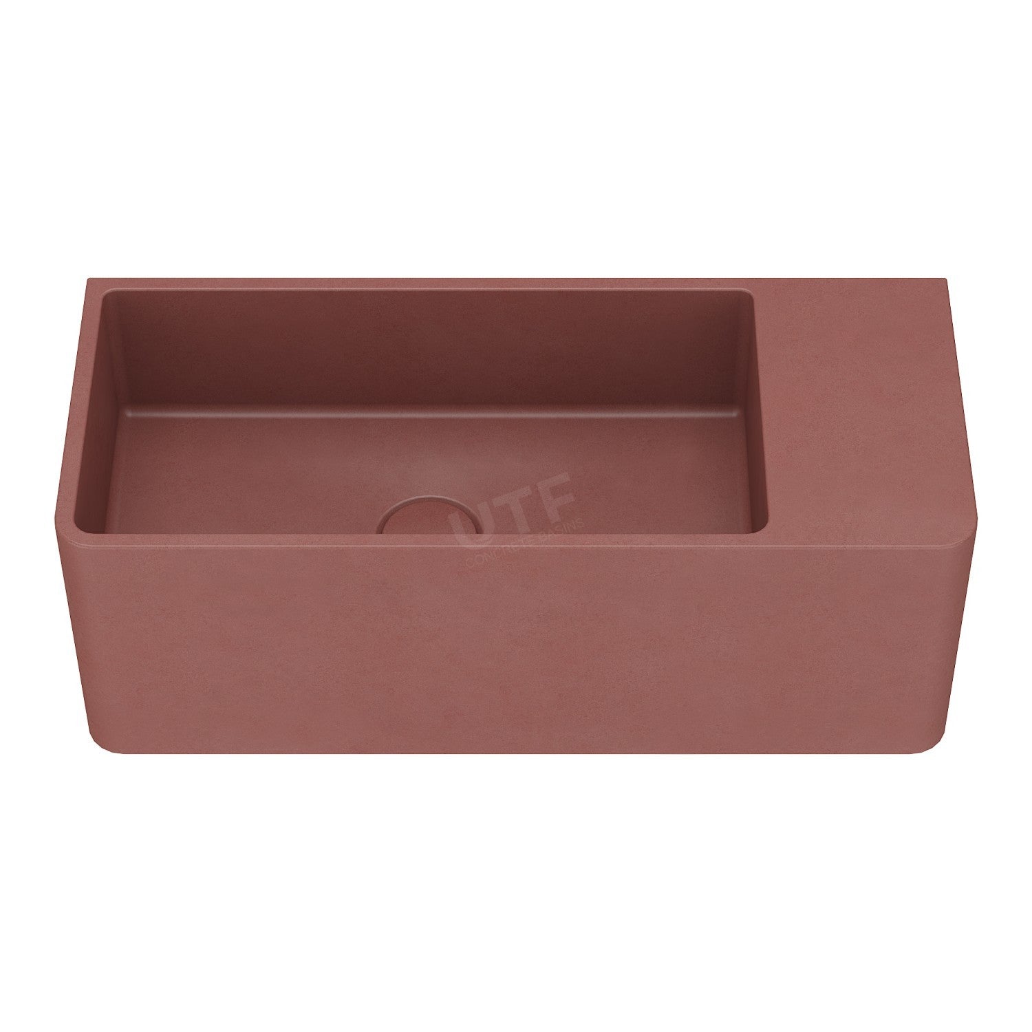 UF-4013 Rectangular Wall-Mounted Concrete Sink
