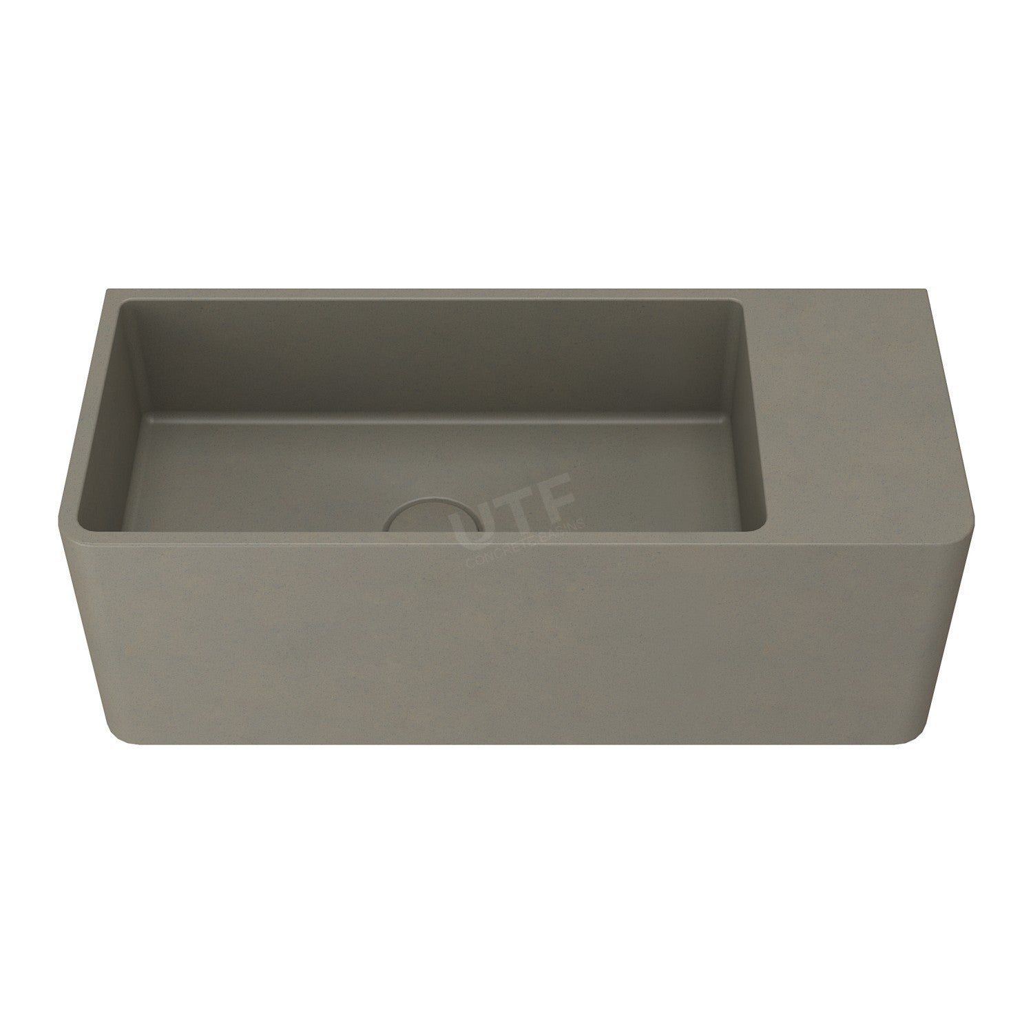 UF-4013 Rectangular Wall-Mounted Concrete Sink