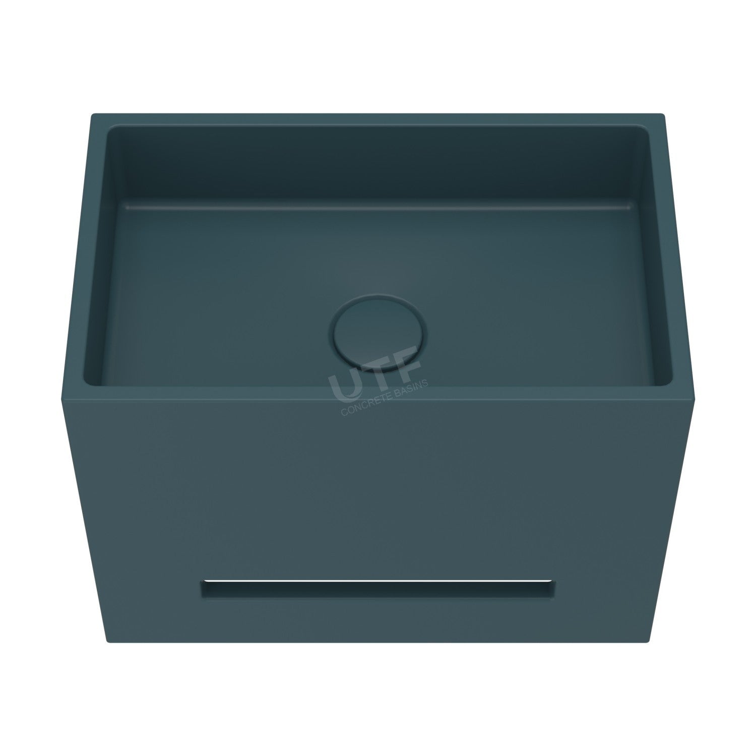 UF-4014 Square Wall-Mounted Concrete Sink