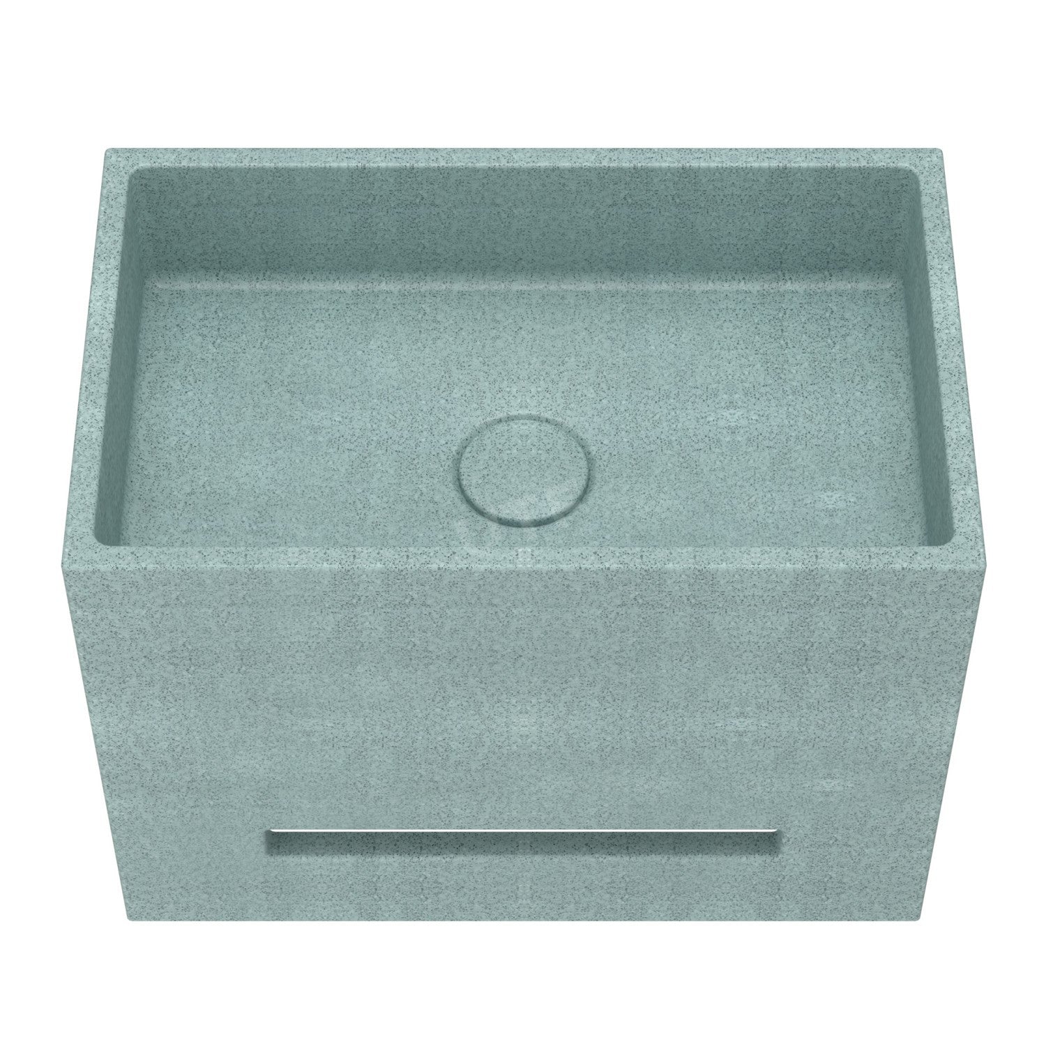 UF-4014 Square Wall-Mounted Concrete Sink